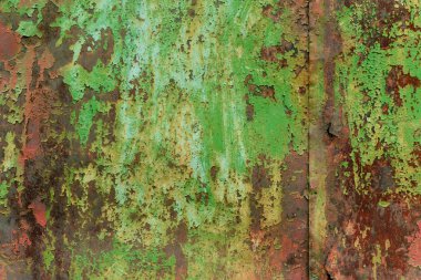 Çizik ve çatlaklarla metal doku