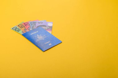 Seyahat etmek, uçmak ve iş yapmak için Avustralya pasaportu. Avustralya belgesi, sınırı geçmek için kimlik