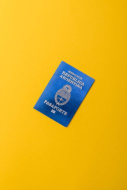 Seyahat etmek, uçmak ve iş yapmak için Arjantin pasaportu. Arjantin belgesi, sınırı geçmek için kimlik