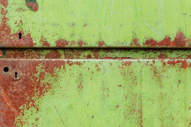 Çizik ve çatlaklarla metal doku