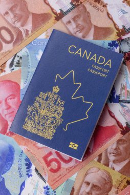 Kanada pasaportu, uluslararası seyahat ve tatil için Kanada vizesi. Tasarımınız için Kanada pasaportu