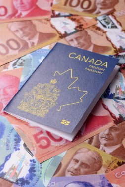 Kanada pasaportu, uluslararası seyahat ve tatil için Kanada vizesi. Tasarımınız için Kanada pasaportu