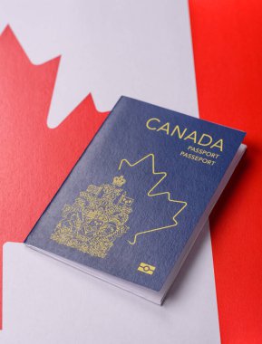 Kanada pasaportu, uluslararası seyahat ve tatil için Kanada vizesi. Tasarımınız için Kanada pasaportu