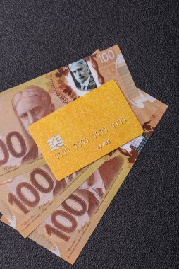 Bir terminal ya da internet üzerinden ulaşılamayan nakit ödemeler için bir kredi kartı. Finansal geçmiş için kredi kartı