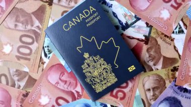 Kanada pasaportu, uluslararası seyahat ve tatil için Kanada vizesi. Tasarımınız için Kanada pasaportu