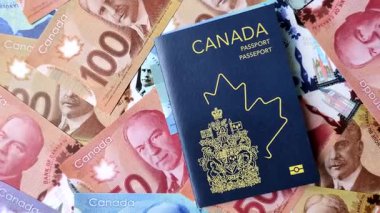 Kanada pasaportu, uluslararası seyahat ve tatil için Kanada vizesi. Tasarımınız için Kanada pasaportu
