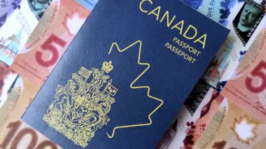 Kanada pasaportu, uluslararası seyahat ve tatil için Kanada vizesi. Tasarımınız için Kanada pasaportu