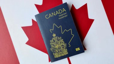 Kanada pasaportu, uluslararası seyahat ve tatil için Kanada vizesi. Tasarımınız için Kanada pasaportu