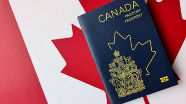 Kanada pasaportu, uluslararası seyahat ve tatil için Kanada vizesi. Tasarımınız için Kanada pasaportu