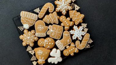 Zencefilli çörek, Noel kurabiyeleri ve bayram süsleri. Noel kurabiyesi