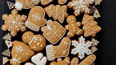 Zencefilli çörek, Noel kurabiyeleri ve bayram süsleri. Noel kurabiyesi