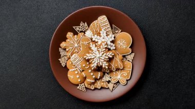 Zencefilli çörek, Noel kurabiyeleri ve bayram süsleri. Noel kurabiyesi