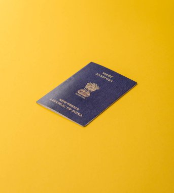 Seyahat etmek, uçmak ve iş yapmak için Hindistan pasaportu. Hindistan belgesi, sınırı geçmek için kimlik