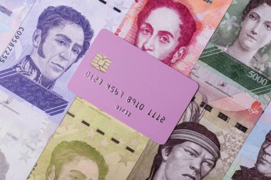 Bir terminal ya da internet üzerinden ulaşılamayan nakit ödemeler için bir kredi kartı. Finansal geçmiş için kredi kartı