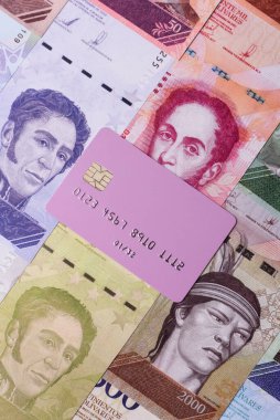 Bir terminal ya da internet üzerinden ulaşılamayan nakit ödemeler için bir kredi kartı. Finansal geçmiş için kredi kartı