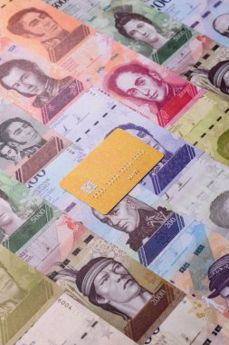 Bir terminal ya da internet üzerinden ulaşılamayan nakit ödemeler için bir kredi kartı. Finansal geçmiş için kredi kartı