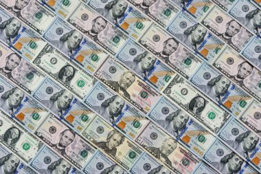 Cash, US dollar currency, financial and business flows. US dollar cash as a financial background for your design