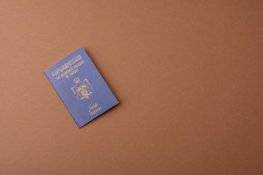 Ürdün pasaportu, uluslararası seyahat ve tatil için Ürdün vizesi. Tasarımınız için arka plan olarak Ürdün pasaportu