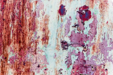 Çizik ve çatlaklarla metal doku