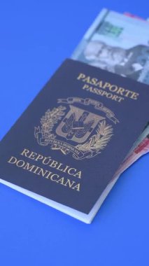 Dominik Cumhuriyeti pasaportu, uluslararası seyahat ve tatil vizesi. Tasarımınız için Dominik pasaportu