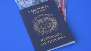 Dominik Cumhuriyeti pasaportu, uluslararası seyahat ve tatil vizesi. Tasarımınız için Dominik pasaportu