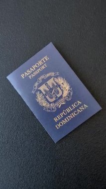 Dominik Cumhuriyeti pasaportu, uluslararası seyahat ve tatil vizesi. Tasarımınız için Dominik pasaportu