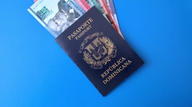 Dominik Cumhuriyeti pasaportu, uluslararası seyahat ve tatil vizesi. Tasarımınız için Dominik pasaportu