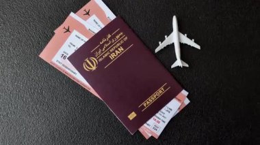 Seyahat etmek, uçmak ve iş yapmak için İran pasaportu. İran belgesi, sınırı geçmek için kimlik