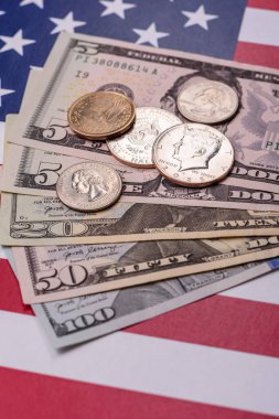 Nakit, Amerikan Doları, Mali ve İş Akımları. Tasarımınız için finansal bir fon olarak Amerikan Doları