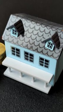 Gayrimenkul, kavramsal geçmiş, satın alma, kiralama, yatırım ve iş. Tasarımınızın arka planı olarak gayrimenkul