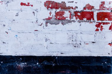 Tuğla doku çizikler ve çatlaklar ile