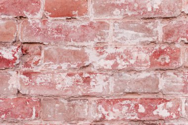 Tuğla doku çizikler ve çatlaklar ile