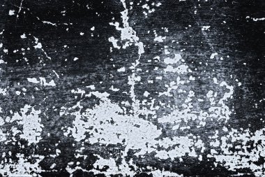 Duvar parçası attritions ve çatlaklar ile