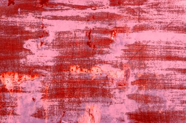 Çizik ve çatlaklarla metal doku