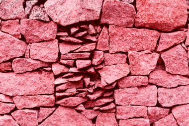 Duvar parçası attritions ve çatlaklar ile