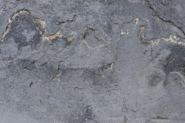 Duvar parçası attritions ve çatlaklar ile