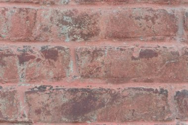 Tuğla doku çizikler ve çatlaklar ile