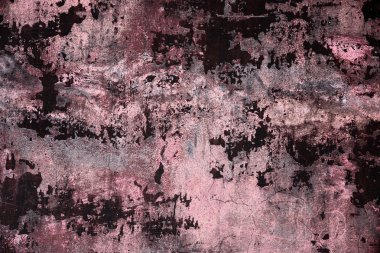 Duvar parçası attritions ve çatlaklar ile