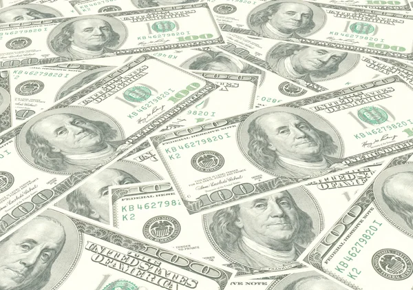 Hundred dollar bills Stock Image