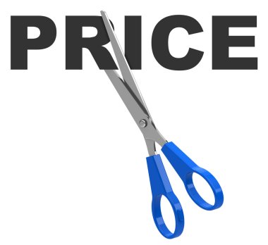 Cut the price clipart