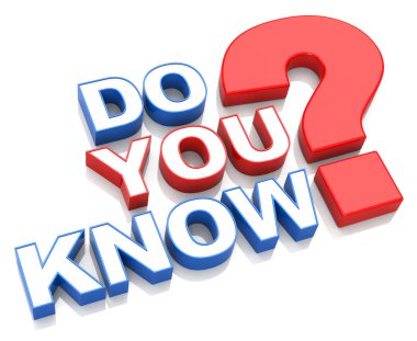 Do you know? clipart