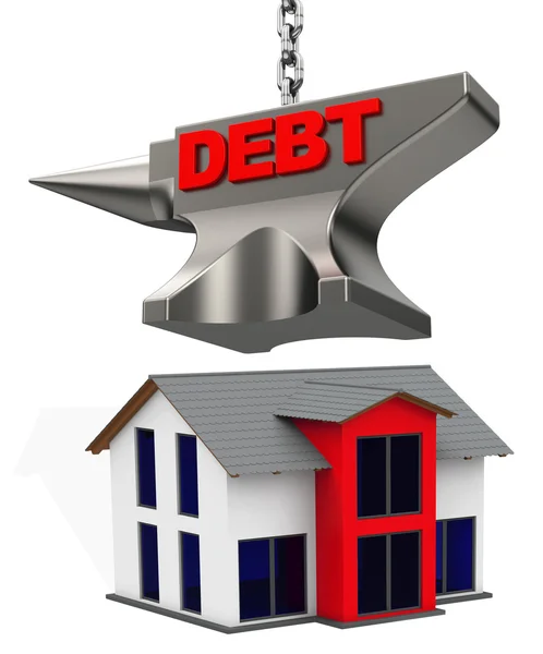 Real estate debt — Stock Photo, Image