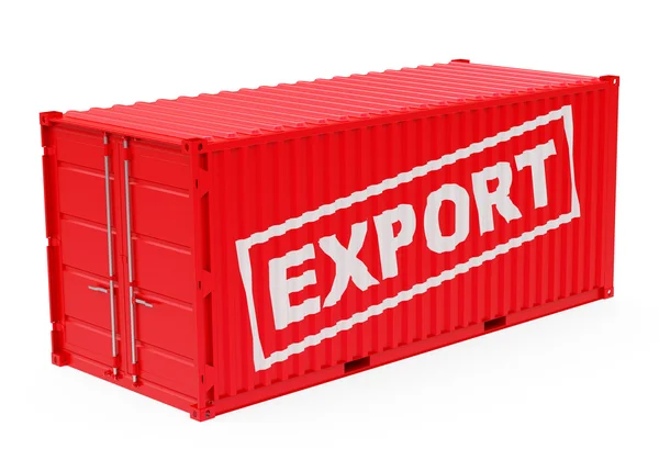 Der Exportcontainer — Stockfoto