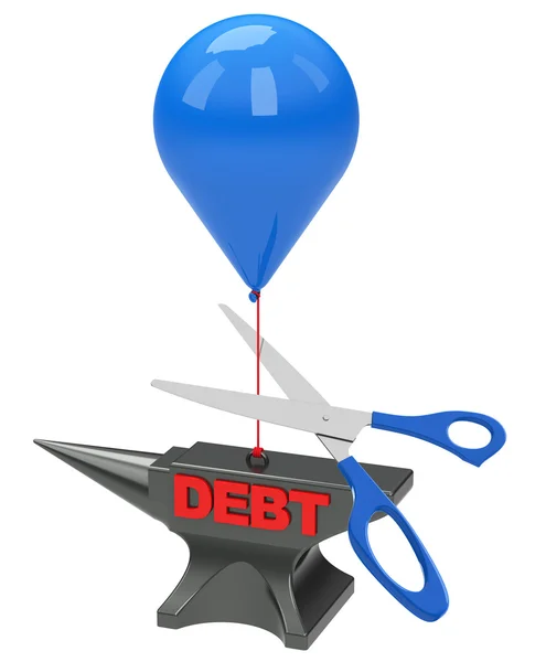 Wyjść z długów — Zdjęcie stockowe