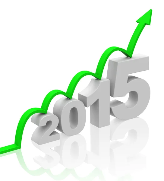 Growth 2015 — Stock Photo, Image