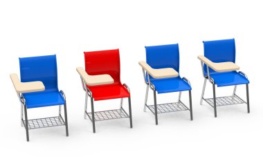 the red table chair clipart