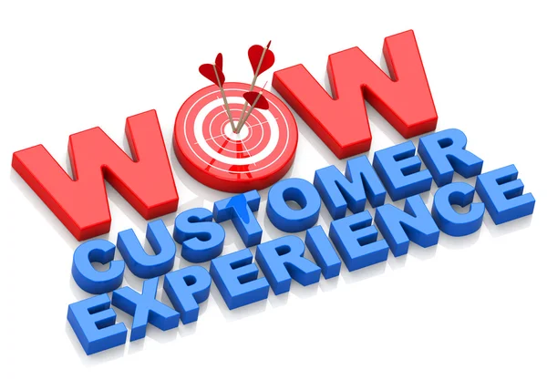 Wow experiencia del cliente — Foto de Stock