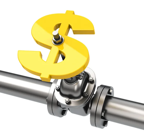 The money valve — Stock Photo, Image