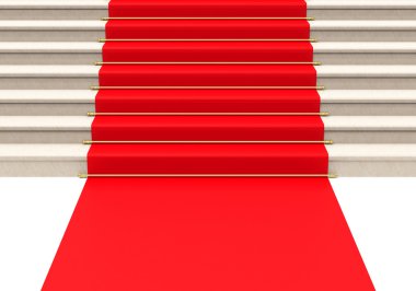 kırmızı halı kırmızı carpet3d oluşturulan resmi