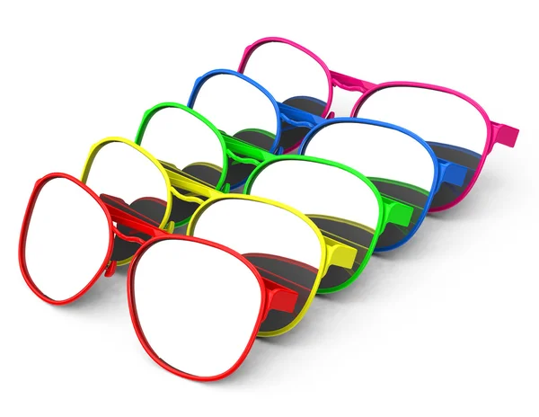 Barevné brýle — Stock fotografie